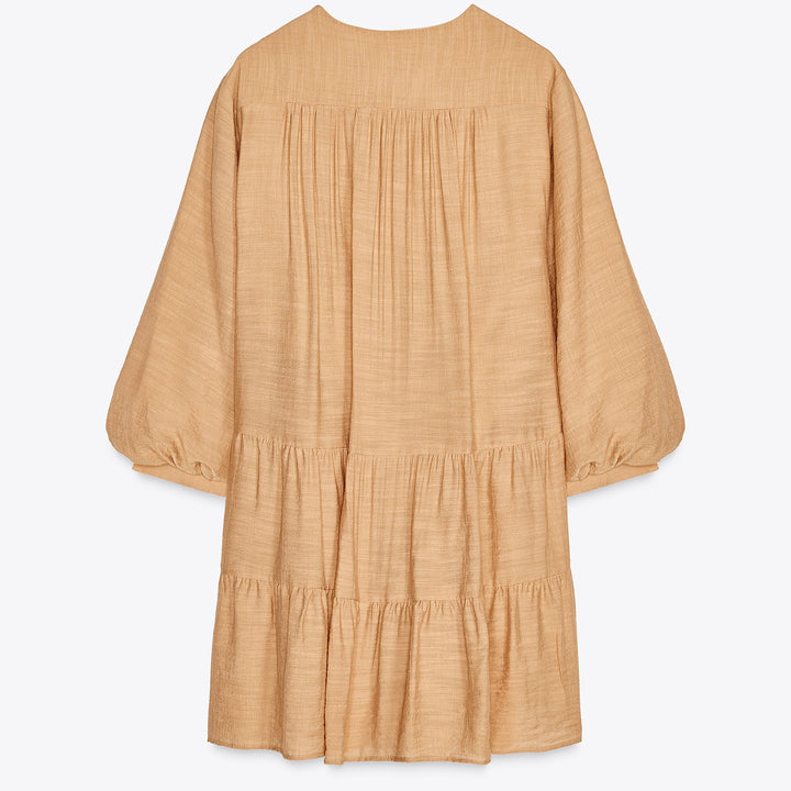 Moudda ZARA - Robe Mini Viscose - Empiècement Brodé - Tunisie 2