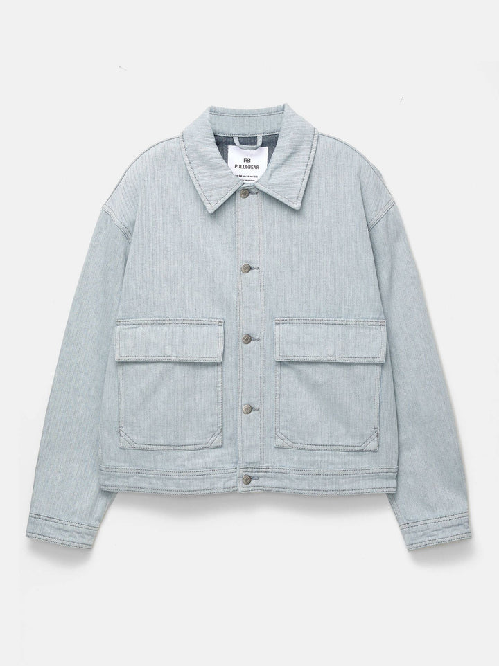 Moudda PULL & BEAR - Veste Denim - Chevron - Tunisie 3