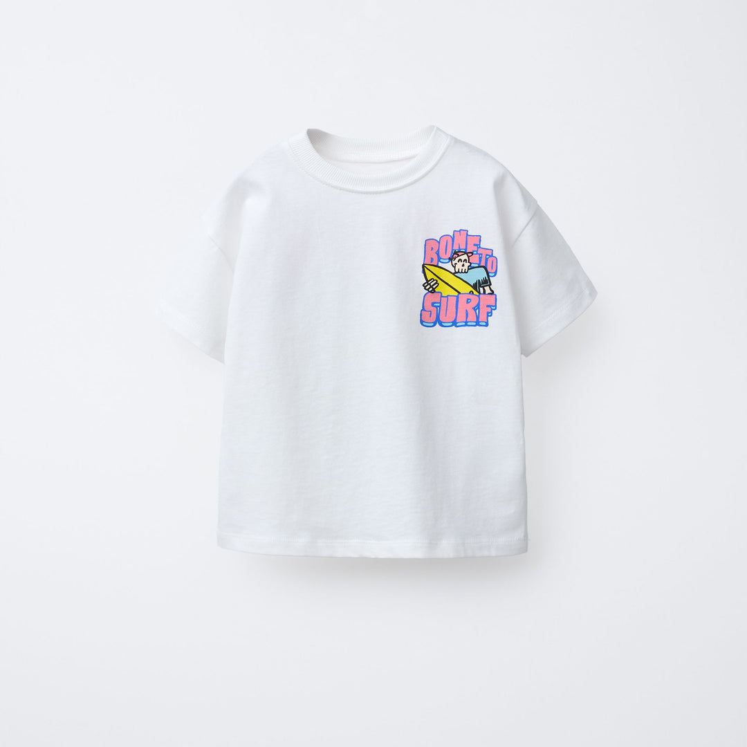Moudda ZARA - T-Shirt Enfant - Bone to Surf - Tunisie 1