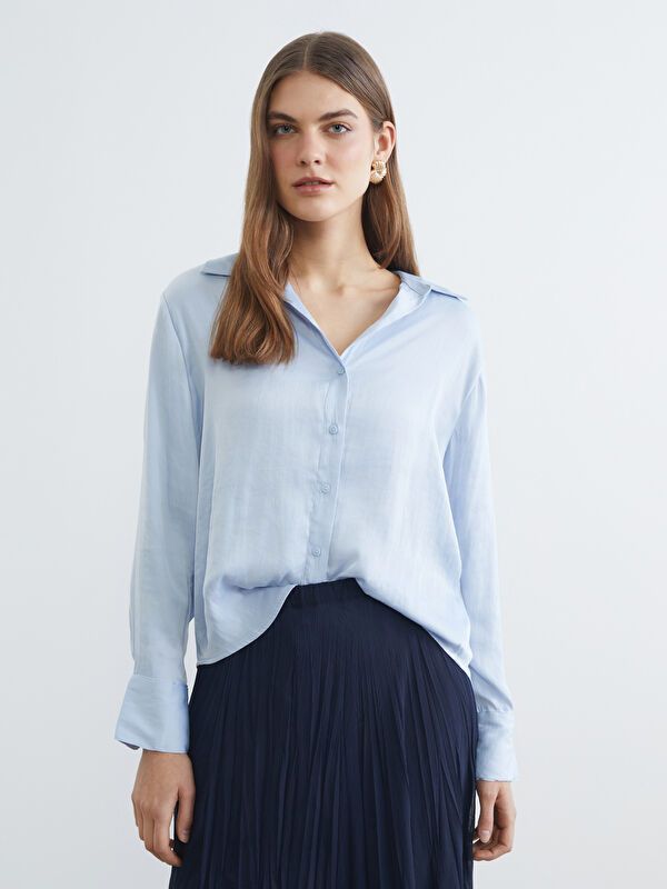 Moudda LC Waikiki - Chemise manches longues en tissu pour Femme - Tunisie 1