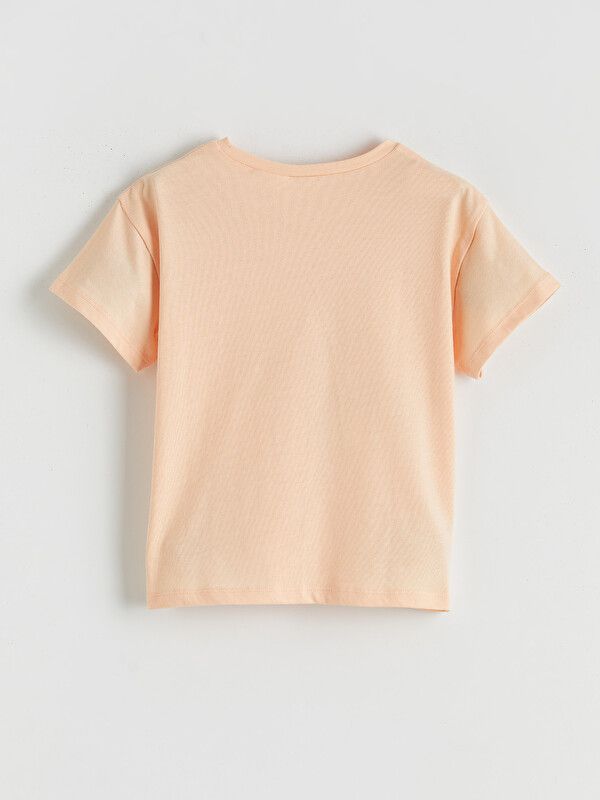 Moudda LC Waikiki - Body manches courtes en jersey - Sous licence pour Fille couleur Corail pâle - Tunisie 2