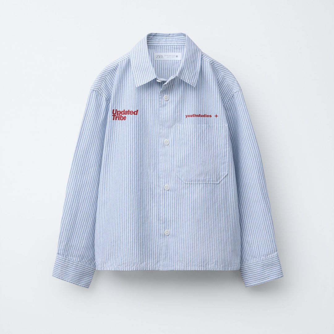 Moudda ZARA - Chemise - Rayures, Texte & Imprimé Urban Casual - Tunisie 1