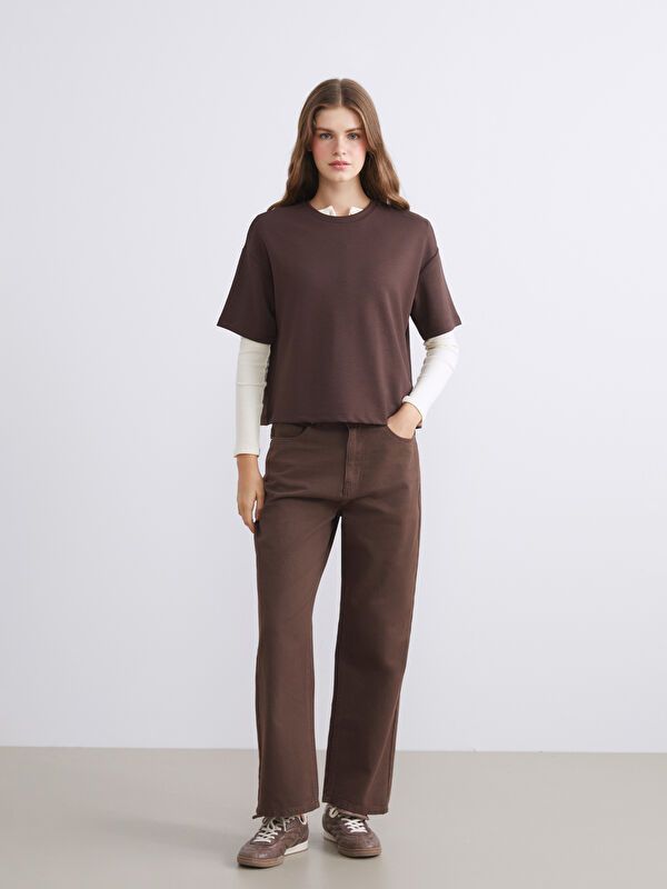 Moudda LC Waikiki - pantalon tissé en jean pour Femmes - Tunisie 1