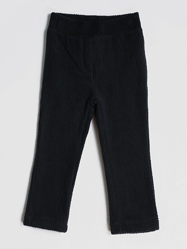 Moudda LC Waikiki - Pantalon jersey basique Fille Noir - Tunisie 1