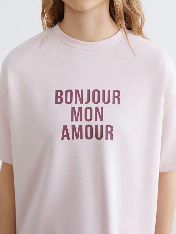 Moudda LC Waikiki - Body imprimé manches courtes en jersey pour Femme - Tunisie 3