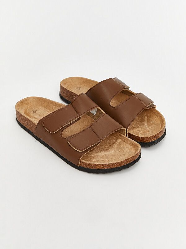 Moudda LC Waikiki - Pantoufles pour Homme couleur Marron - Tunisie 1