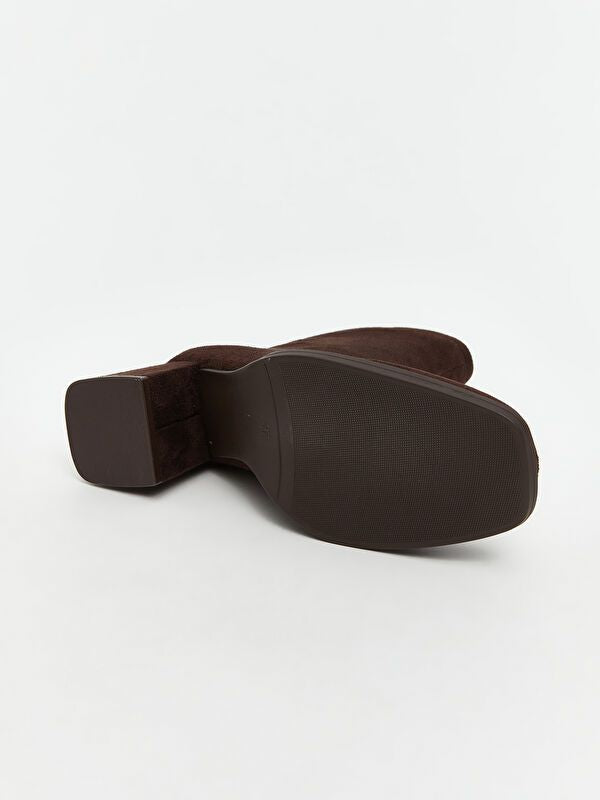 Moudda LC Waikiki - Bottes à talons Femme Brun foncé - Tunisie 4