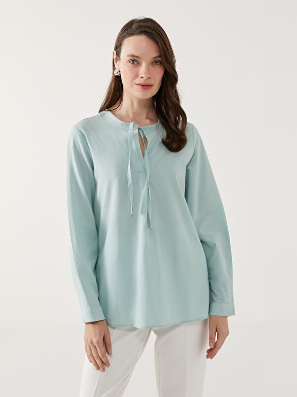 Moudda LC Waikiki - Chemise tissée cv à manches longues pour Femmes - Tunisie 1