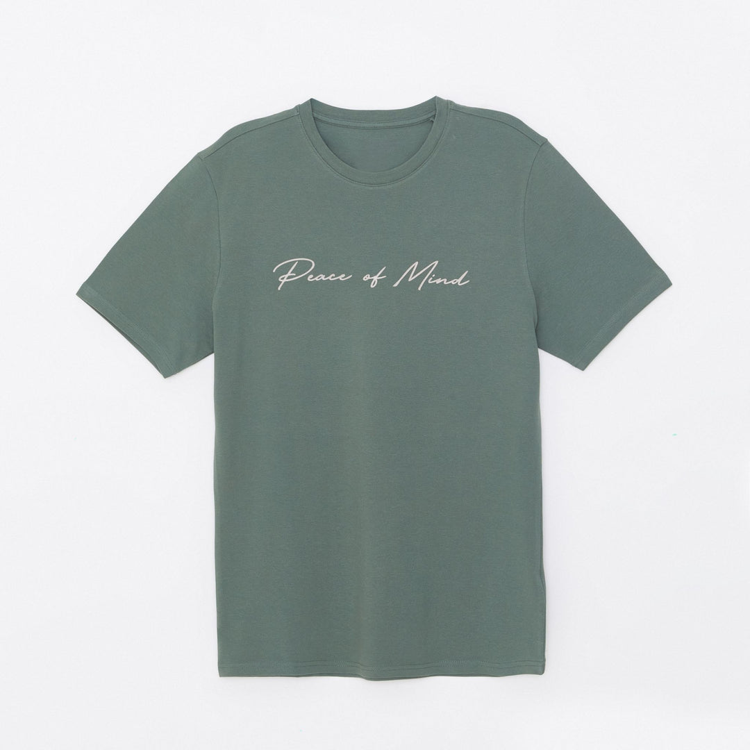 Moudda LC Waikiki - T-shirt imprimé en jersey manches courtes Homme Vert terne - Tunisie 1