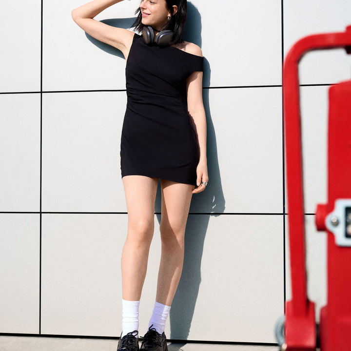Moudda BERSHKA - Robe Mini Bengaline - Bardot - Tunisie 1