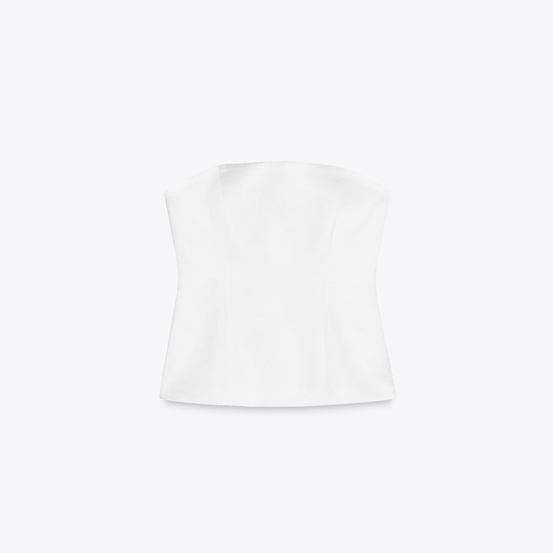 Moudda ZARA - Top Satiné - Motif - Tunisie 1