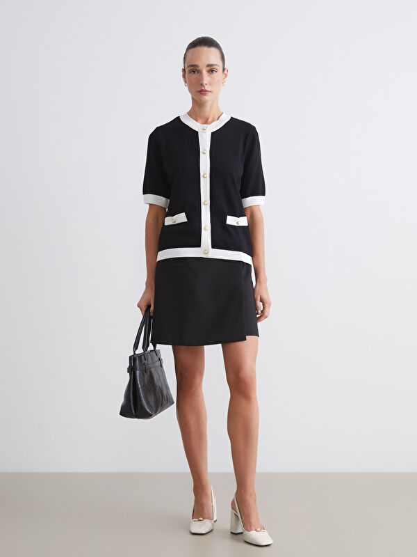 Moudda LC Waikiki - Cardigan fin en tricot Femme Noir - Tunisie 2