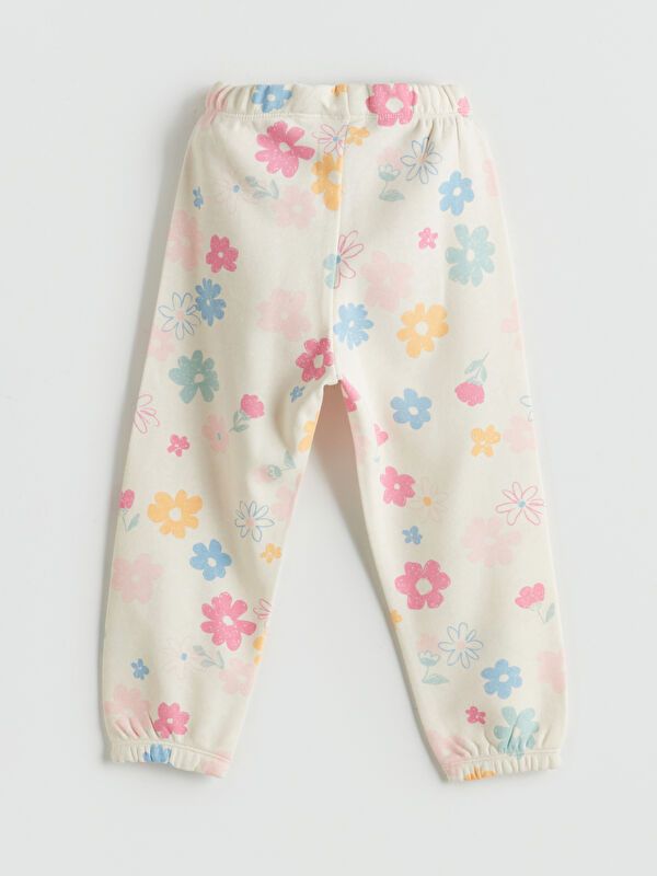 Moudda LC Waikiki - Pantalon en jersey Fille Imprimé écru - Tunisie 2