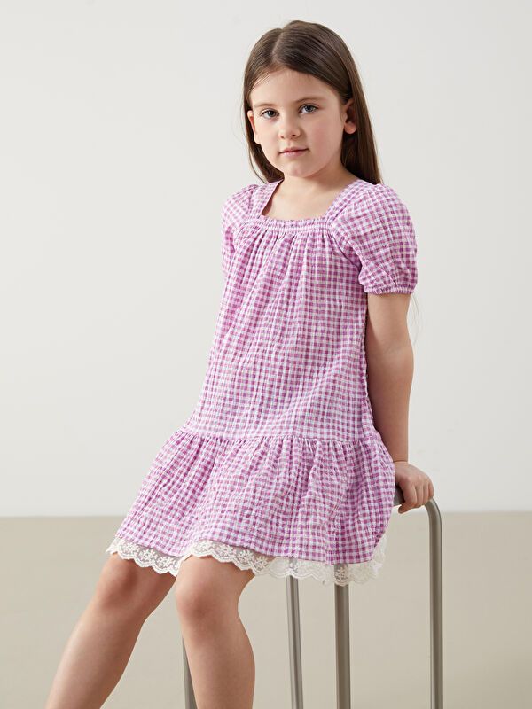 Moudda LC Waikiki - Robe manches courtes en tissu pour Fille - Tunisie 1