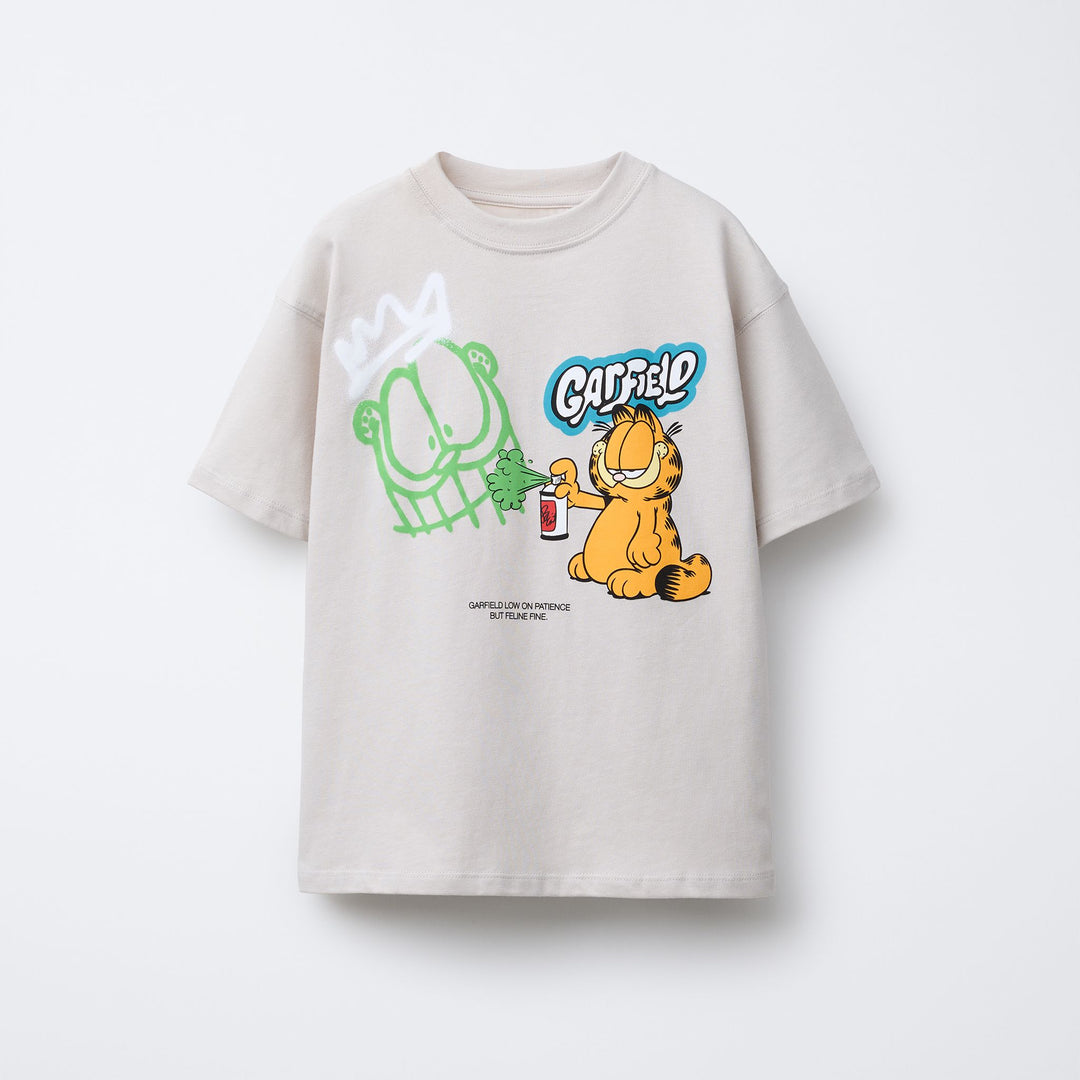 Moudda ZARA - T-Shirt - Graffiti, Couronne & Garfield - Tunisie 1