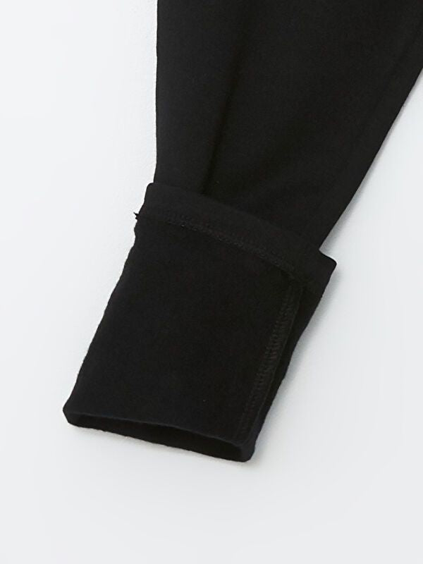 Moudda LC Waikiki - T-shirt jersey stretch basique Fille Noir - Tunisie 2