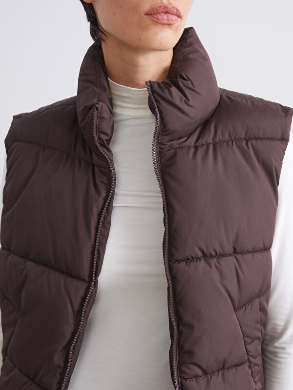 Moudda LC Waikiki - Veste sans manches Femme Brun - Tunisie 3