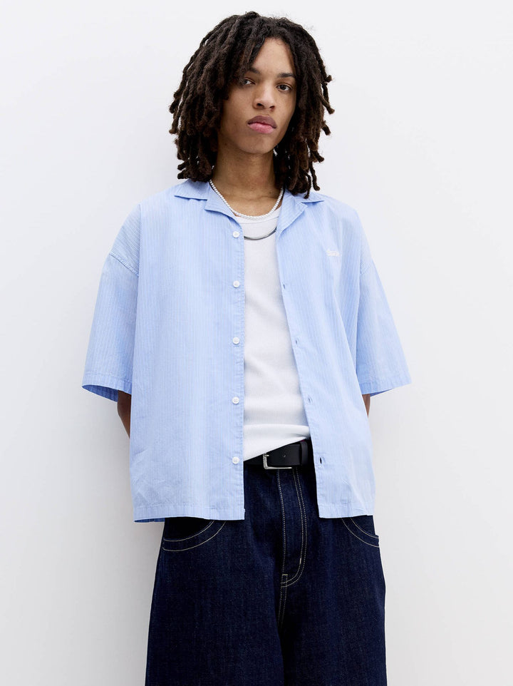 Moudda PULL & BEAR - Chemise Popeline - Rayures & Texte - Tunisie 2