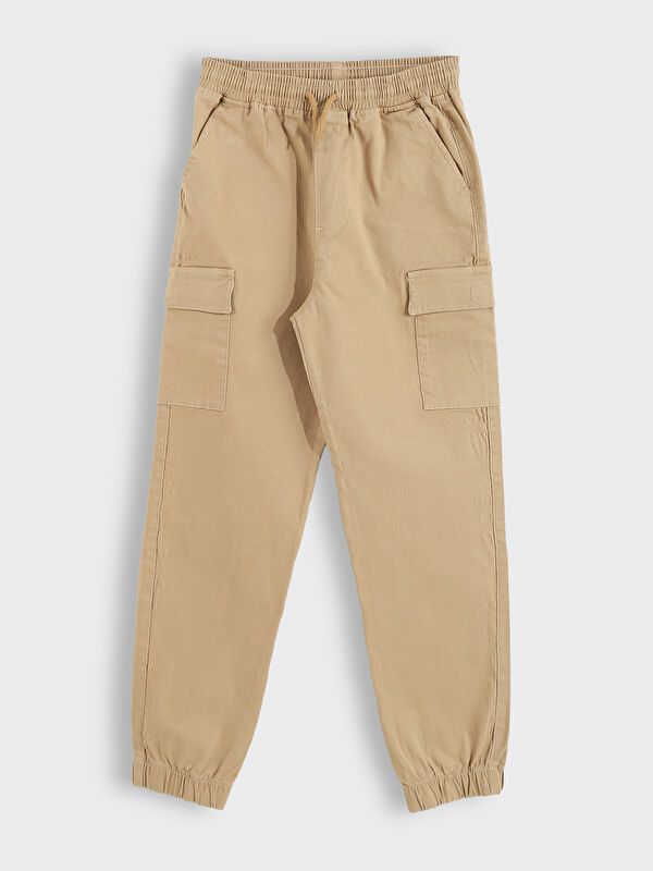 Moudda LC Waikiki - Pantalon tissé Garçon Beige foncé - Tunisie 1