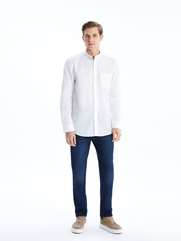 Moudda LC Waikiki - Chemise tissée à manches longues pour Hommes - Tunisie 2