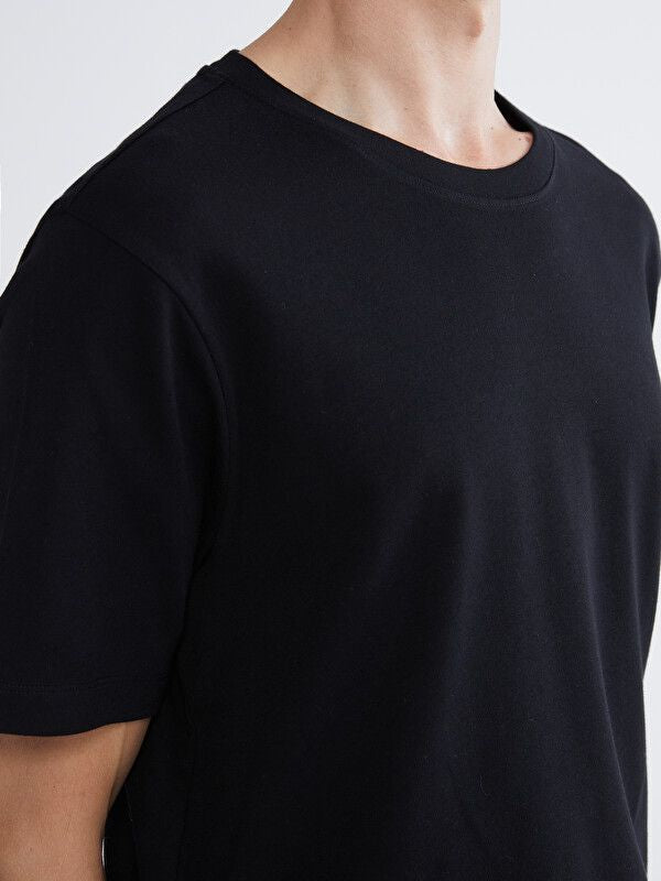 Moudda LC Waikiki - T-shirt manches courtes en jersey pour Homme couleur Noir - Tunisie 3