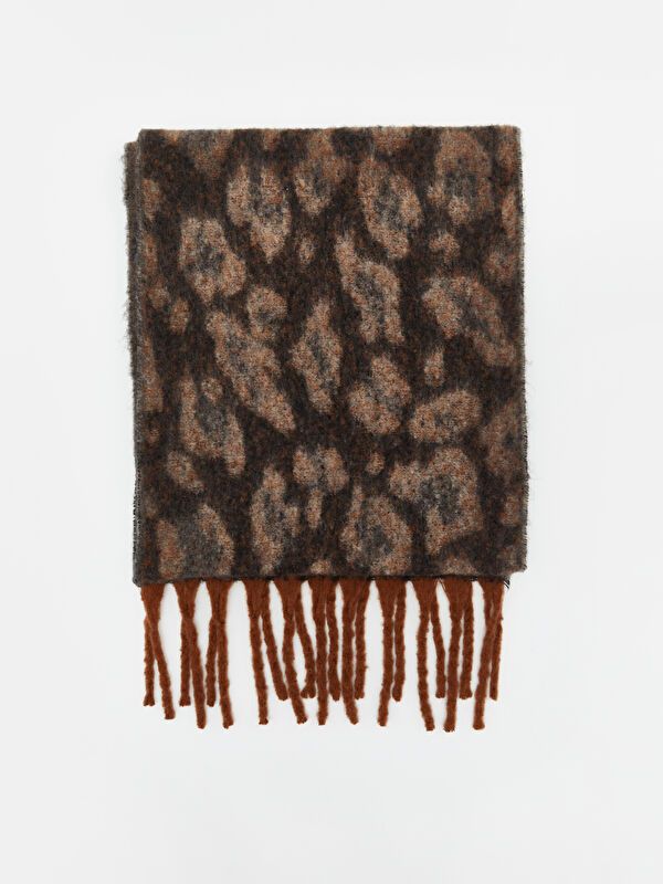 Moudda LC Waikiki - Écharpe Femme Imprimé marron - Tunisie 2