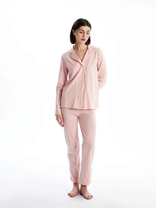 Moudda LC Waikiki - Pyjama en jersey à manches longues pour Femmes - Tunisie 1