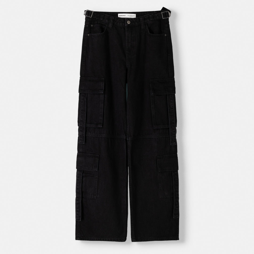 Moudda BERSHKA - Jean cargo multi-poches - Tunisie 1