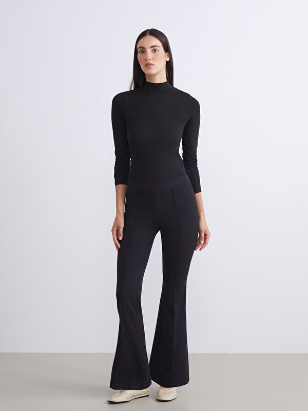 Moudda LC Waikiki - Pantalon tissé moyen Femme Noir - Tunisie 1