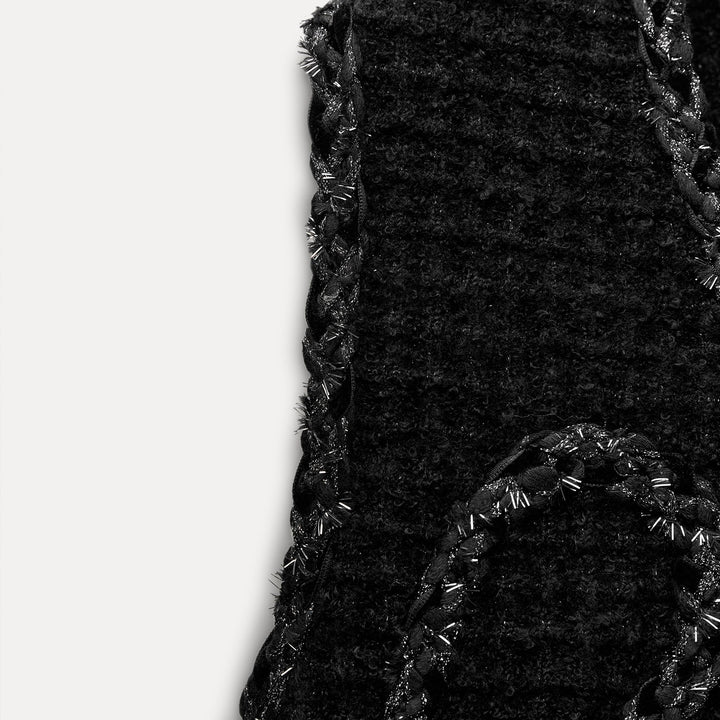 Moudda ZARA - Gilet carreaux surpiqûre tresses - Tunisie 3
