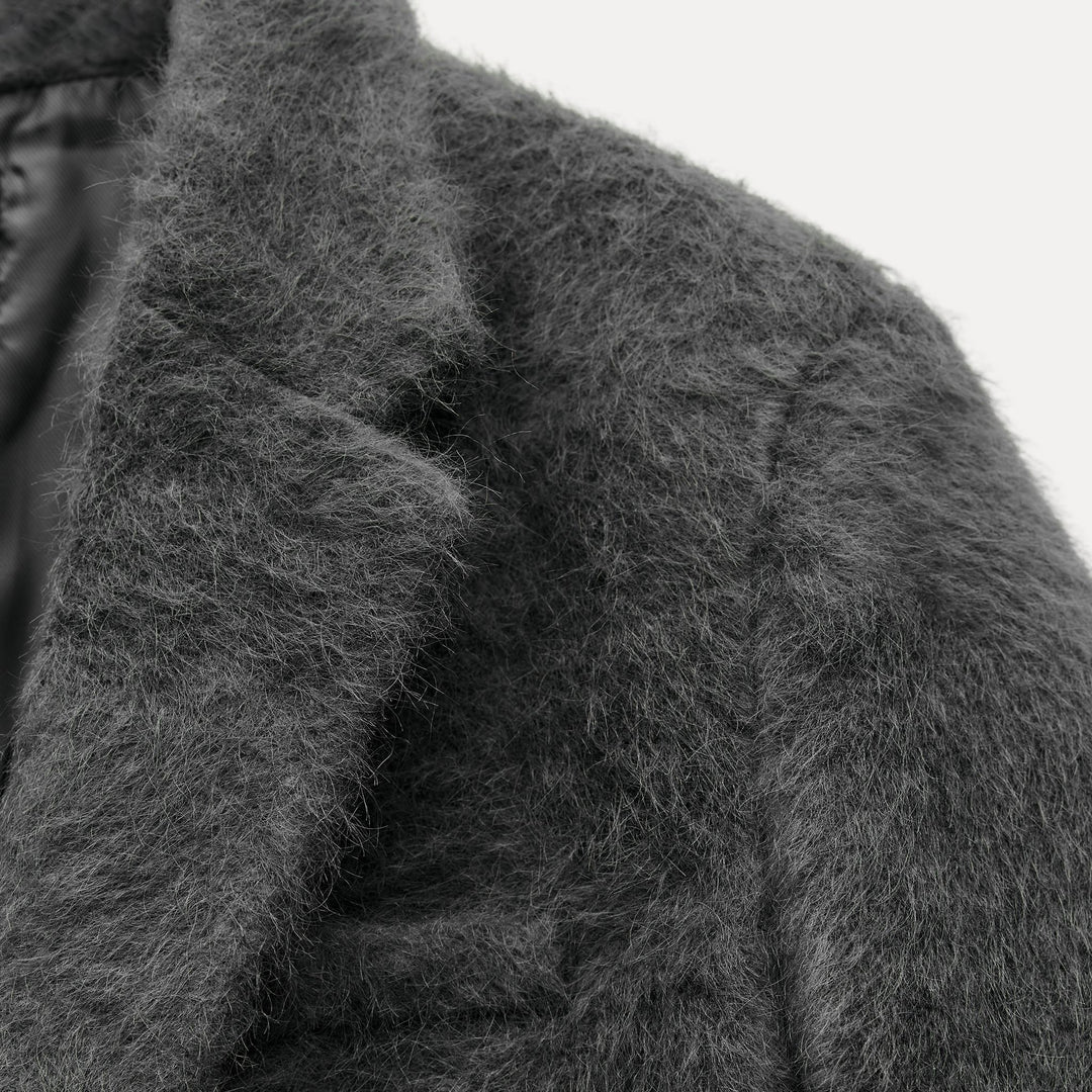 Moudda ZARA - Veste droite en fausse fourrure douce - Tunisie 3