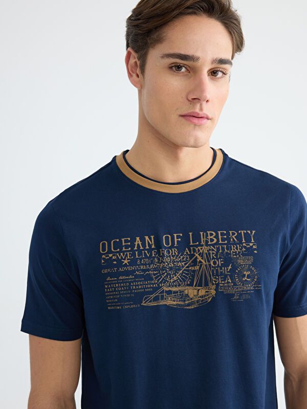 Moudda LC Waikiki - T-shirt imprimé manches courtes en jersey pour Homme - Tunisie 1