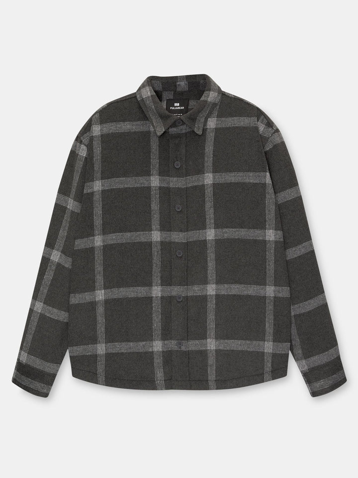 Moudda PULL & BEAR - Surchemise Manches Longues Ordinary Check - Tunisie 1