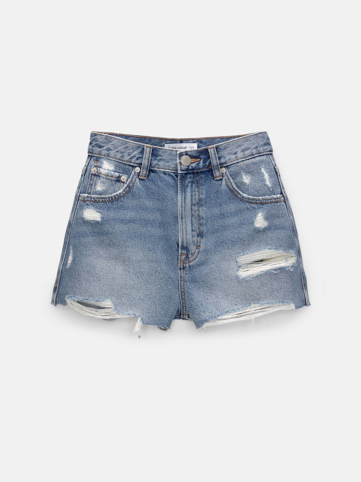 Moudda PULL & BEAR - Short Mom Déchiré - Tunisie 1