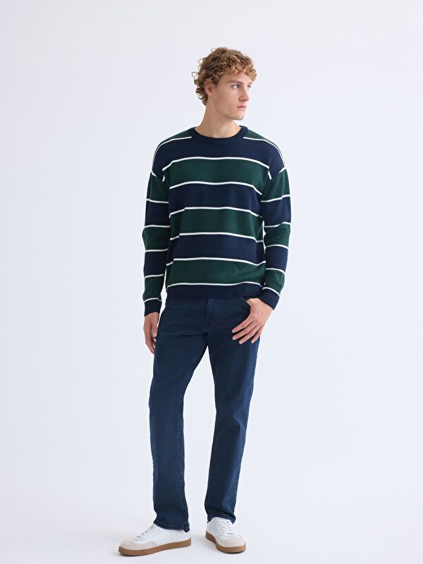 Moudda LC Waikiki - Pull tricot à rayures pour Hommes - Tunisie 2