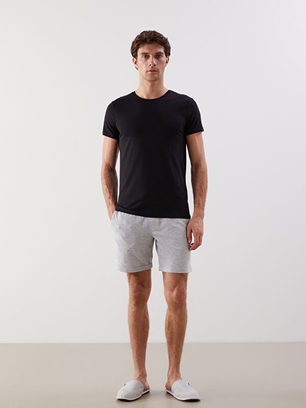 Moudda LC Waikiki - Débardeur sous-vêtement jersey manches courtes Homme Noir - Tunisie 1