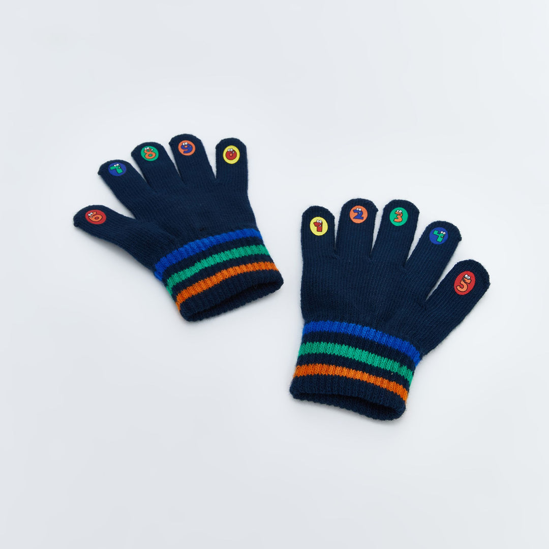 Moudda LC Waikiki - Gants tricot Garçon Bleu marine foncé - Tunisie 1