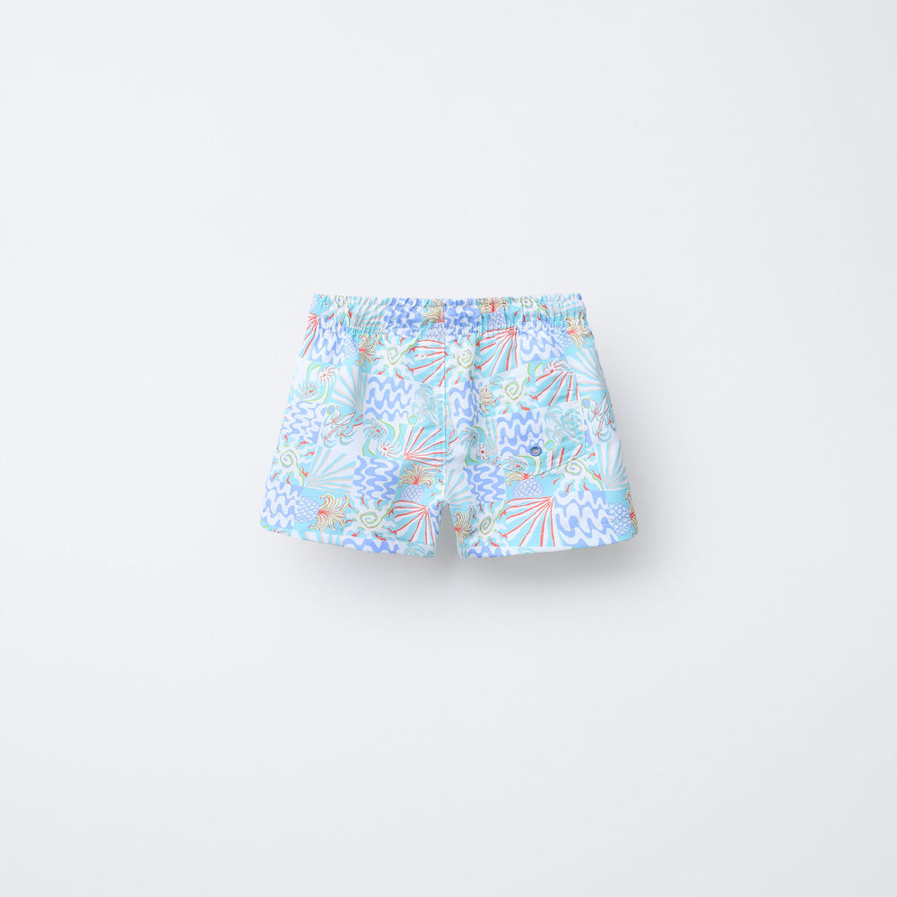Moudda ZARA - Maillot Enfant - Damier AOP Palmiers - Tunisie 2