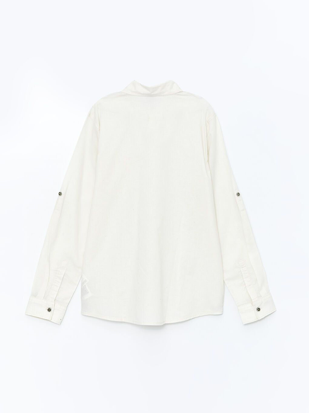 Moudda LC Waikiki - Chemise tissée manches longues Garçon Ecru - Tunisie 2