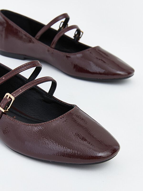 Moudda LC Waikiki - Ballerines pour Femme couleur Bourgogne - Tunisie 3