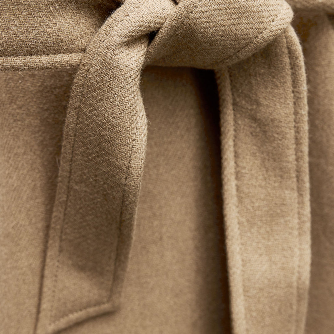Moudda ZARA - Manteau Long Camel avec Ceinture - Tunisie 3
