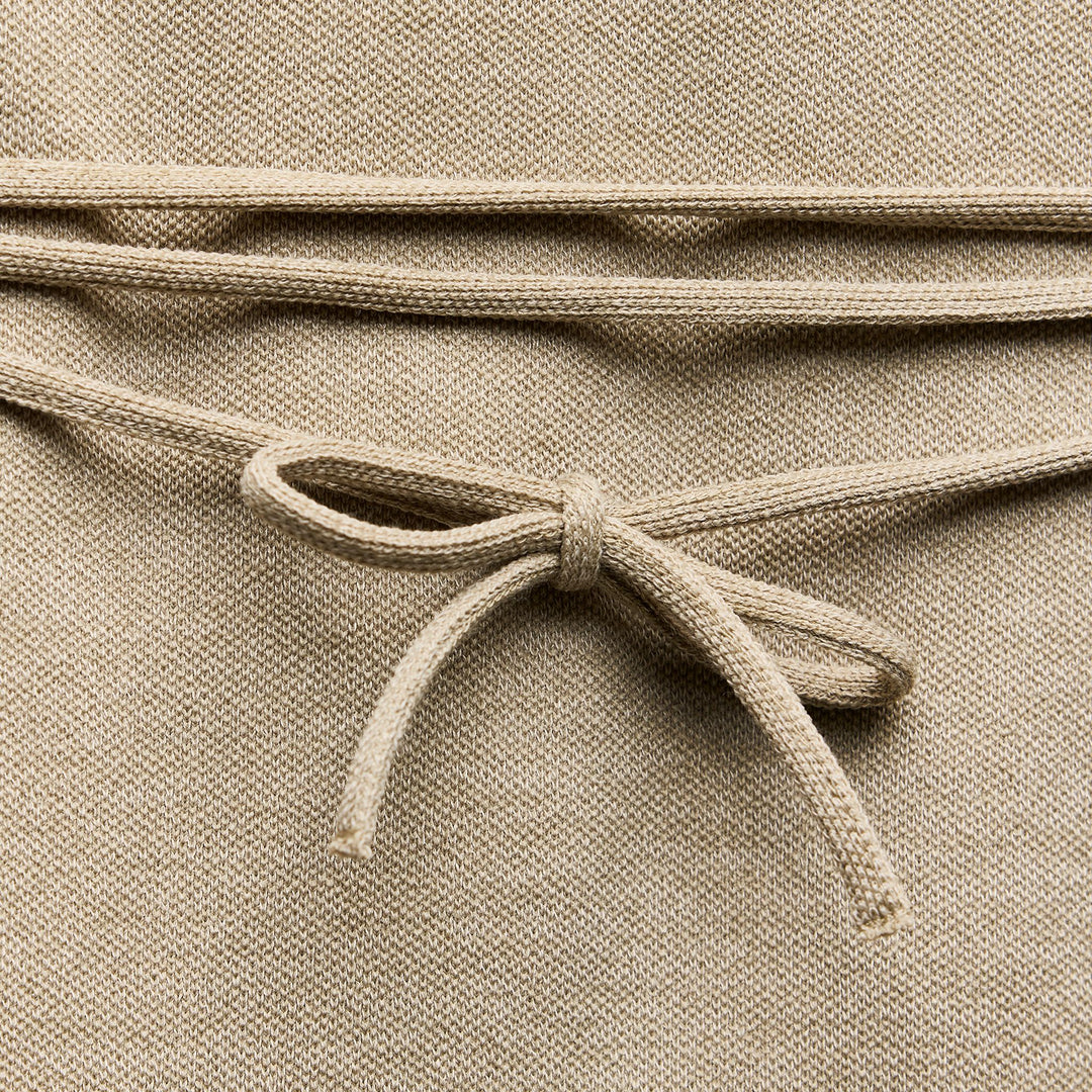 Moudda ZARA - Top Long à Ceinture Doux Piqué - Tunisie 4