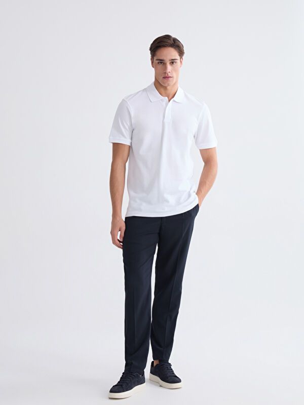 Moudda LC Waikiki - T-shirt col polo basique manches courtes en jersey pour Homme - Tunisie 2