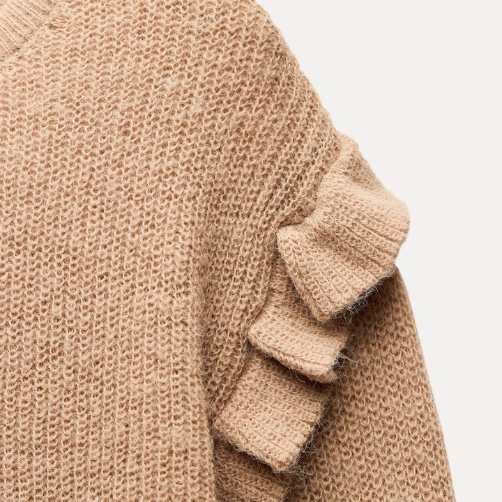 Moudda ZARA - Pull épaules volants, texture douce - Tunisie 3