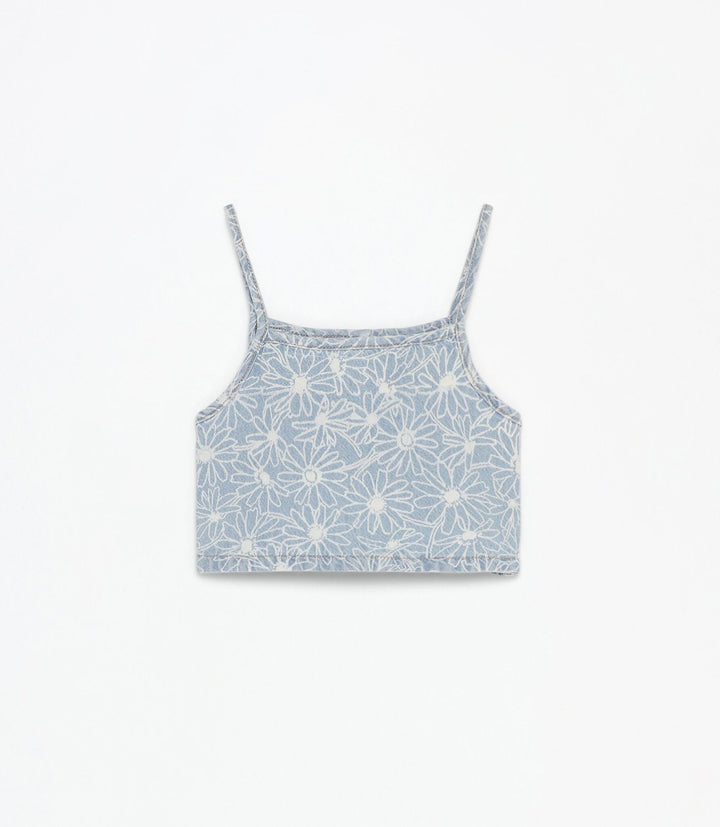 Moudda Lefties - Top Denim Imprimé - Fille D5 - Tunisie 3
