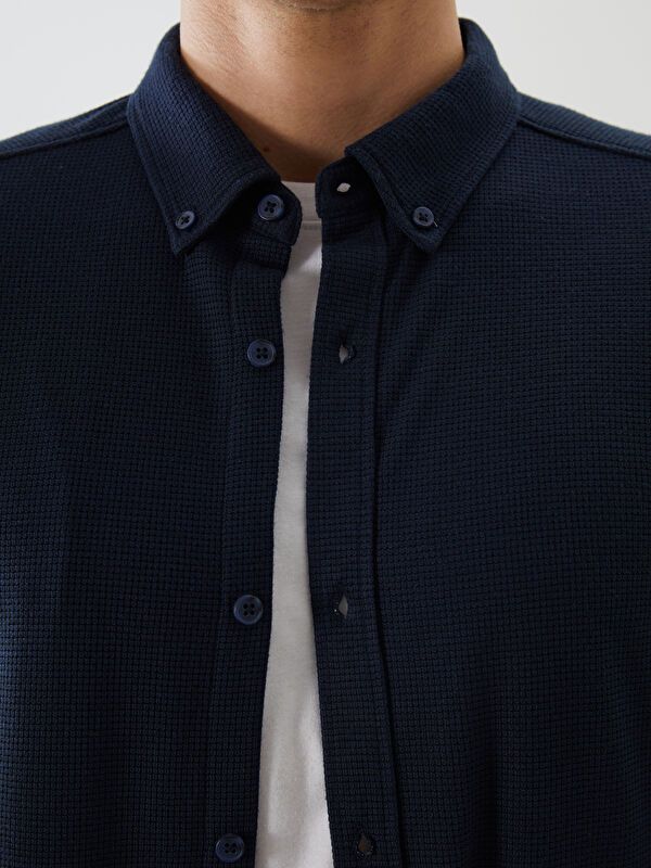 Moudda LC Waikiki - Chemise tissée à manches longues pour Hommes - Tunisie 3