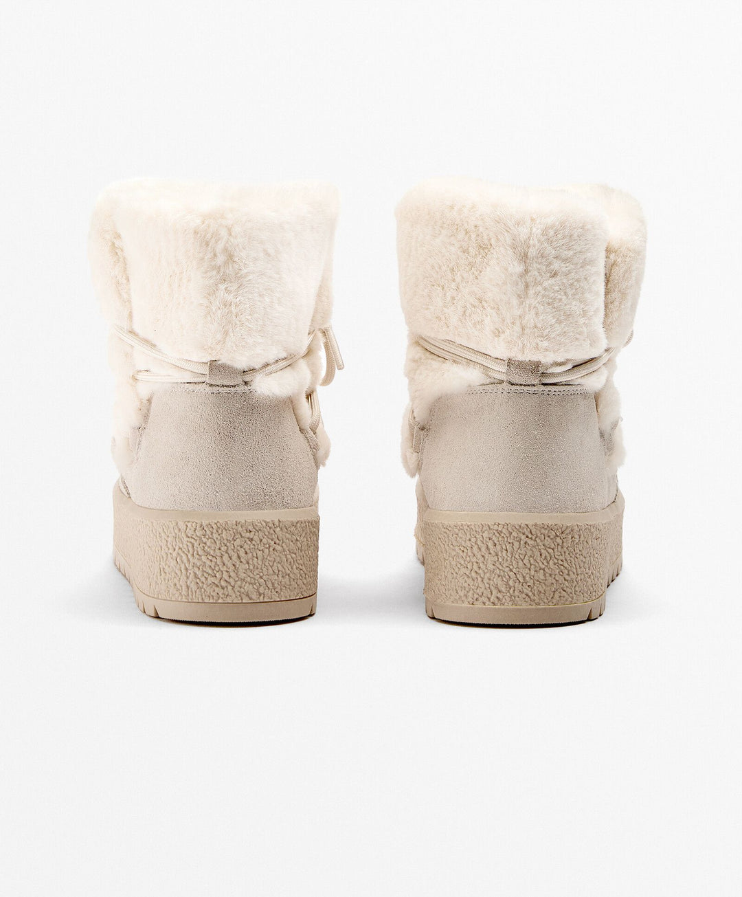 Moudda Oysho - Bottes Lacée - Fourrure - Tunisie 5