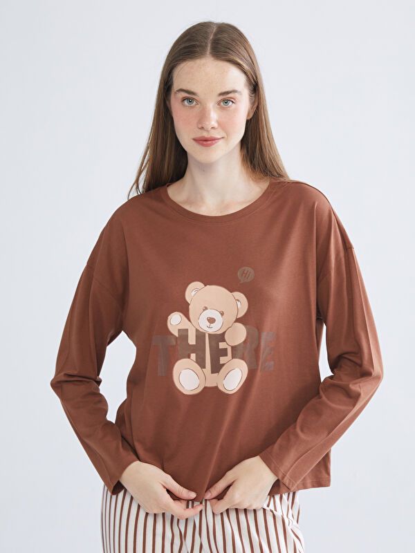 Moudda LC Waikiki - Pyjama à manches longues pour Femmes - Tunisie 1