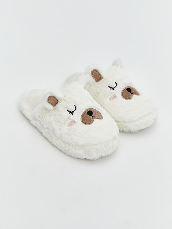 Moudda LC Waikiki - Pantoufles maison Fille Ecru - Tunisie 1