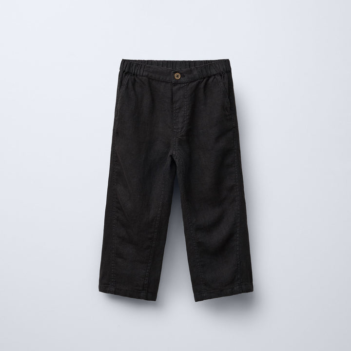 Moudda ZARA - Pantalon Enfant - 100% Lin Noir (6T) - Tunisie 1
